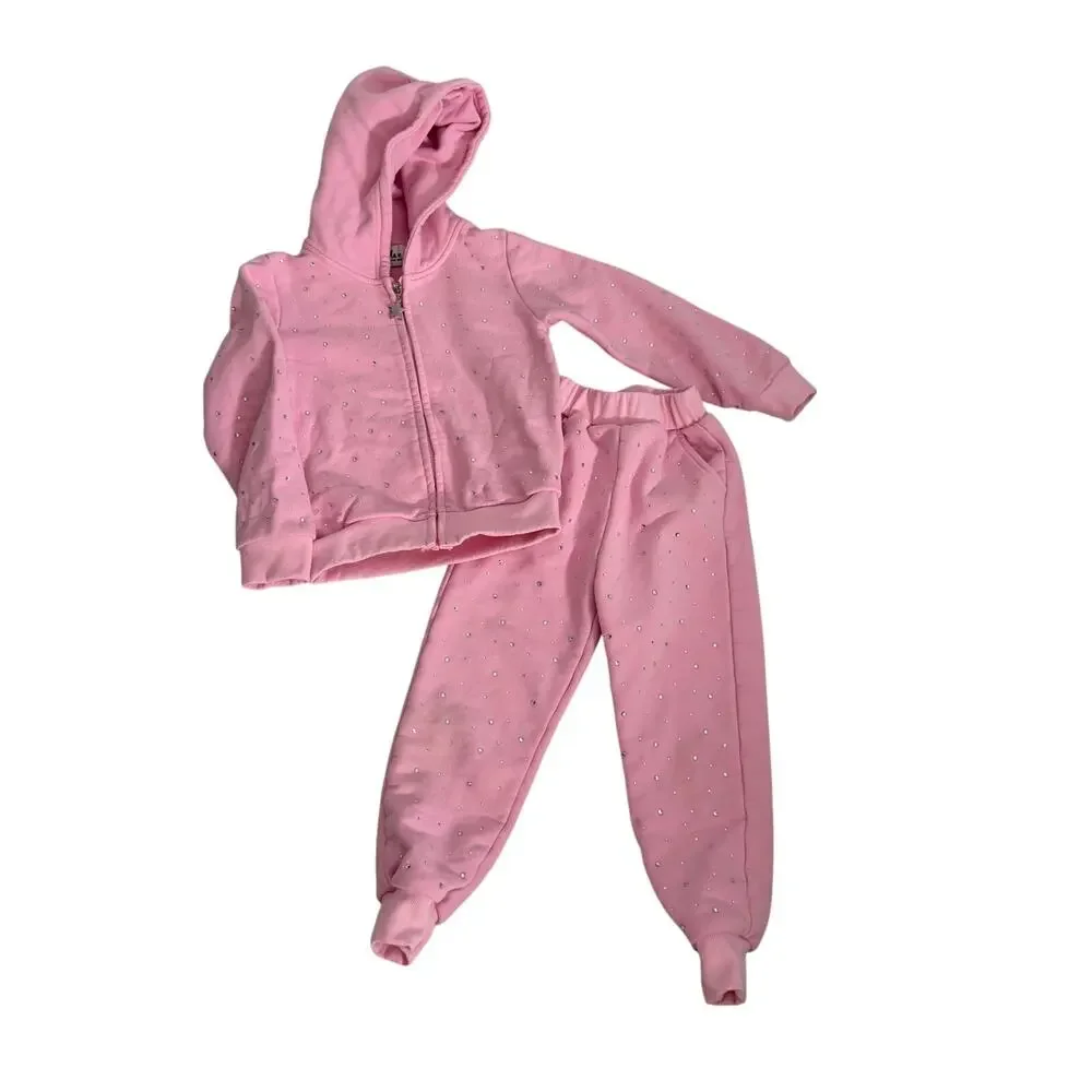 LOLA & THE BOYS MARGOT SPARKLE TRACK SET SIZE 6- Read description